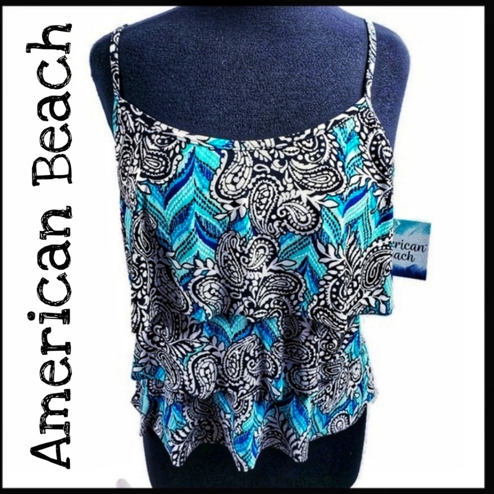 American Beach | NWT Swimwear Top Only. Size 10